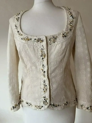 edle Jacke Marke Blumarine