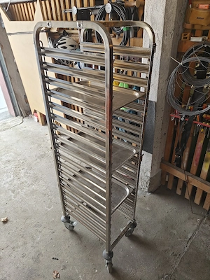 Edelstahl Transportwagen Bild 3