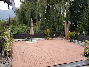 Verkaufe WPC Klickfliesen 30x30cm braun