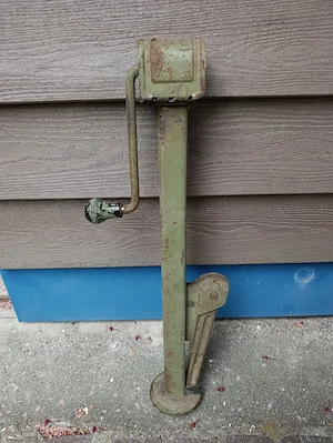 Antiker Wagenheber - voll funktionstüchtig Bild 2