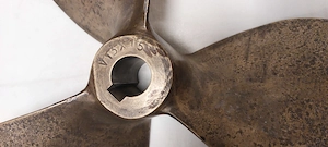 Bootpropeller. Schffschraube. Messing V13 X15  Bild 7