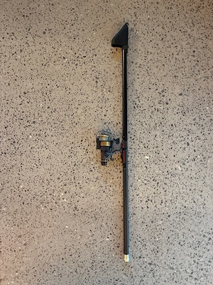 Angelrute mit Shakesbeerrolle