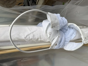 Kinderbettset mit Himmel von Roba Bild 3