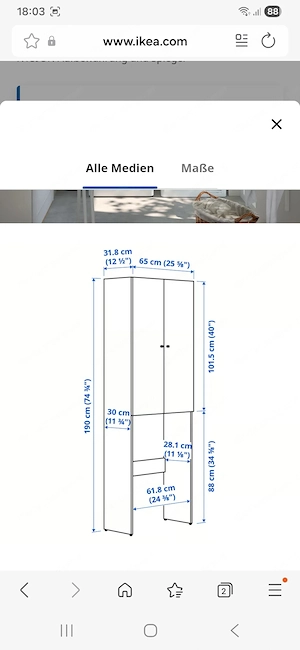 Ikea Waschmaschinenschrank Bild 4