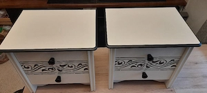 Nachtschränke mit 2 Schubladen Bild 2