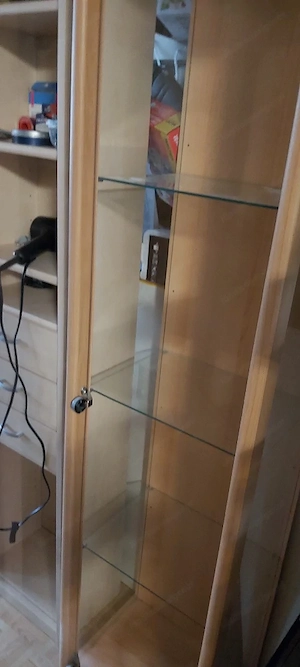 Glas Schrank gebraucht  Bild 2