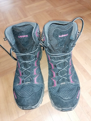 Lowa Wanderschuhe Trecking Grösse 39 1 2, schwarz Bild 3