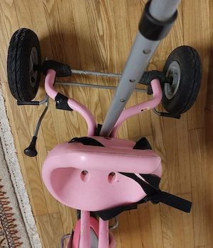 Kinder 3 Rad mit Schiebestange Bild 3