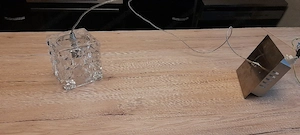 Hängelampe aus Glas  Bild 2