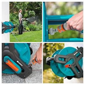 Gardena Classic Wand-Schlauchtrommel 50 Set  Bild 2