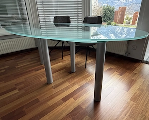 Glastisch für Ess oder Wohnzimmer 