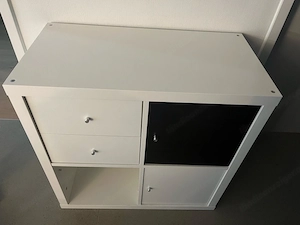 IKEA Kallax Regal mit Schubladen & Türen   guter Zustand Bild 2
