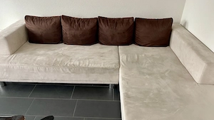 Couch ausziehbar inkl. 4 große Kissen Bild 8