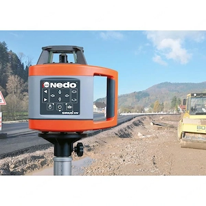 NEDO Rotationslaser SIRIUS1 HV-Set 1 ACCEPTOR MAXX m.Stativ 210621 u.Flexilatten Set Bild 2