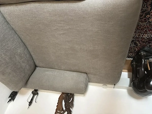 Modernes Ecksofa, silbergrau, tolle Qualität  350   Bild 2