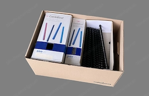 GBC MultiBind 320   Multifunktionales manuelles Bindegerät + ca. 800 Plastikbinderücken Bild 5