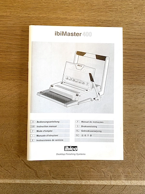 GBC MultiBind 320   Multifunktionales manuelles Bindegerät + ca. 800 Plastikbinderücken Bild 9