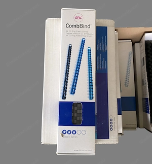 GBC MultiBind 320   Multifunktionales manuelles Bindegerät + ca. 800 Plastikbinderücken Bild 7