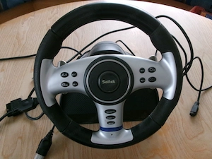 Saitek-Select 9 - Lenkrad + Fußpedale Bild 4