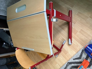 Schreibtisch höhenverstellbar inkl. Stuhl  Bild 2