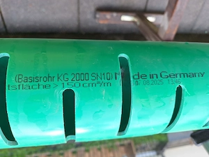 DRAINAGE - KG2000 Mehrzweckrohr geschlitzt Bild 3