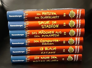 Thomas Brezina  -  Die Knickerbocker-Bande Teil 17, 42, 58, 62,63, 66