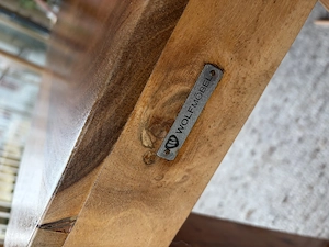 Holztisch aus Akazie inkl. Bank Bild 5