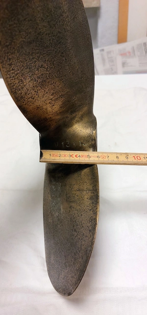 Bootpropeller. Schffschraube. Messing V13 X15  Bild 2