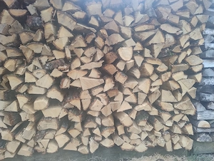 Frisch Gespaltenes Eichenholz zum einlagern!