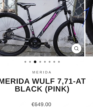 Jugendfahrrad - Merida 74 Wulf - kaum gefahren  Bild 3
