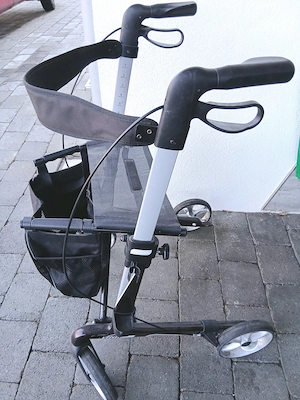 ROLLATOR carbon v. RUSSKA rubinrot Bild 2