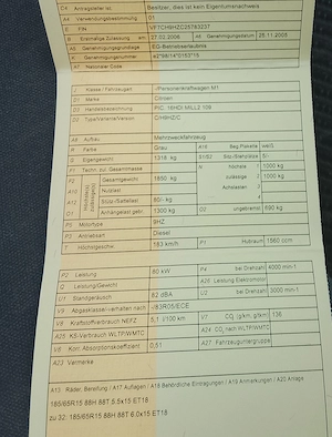 Citroen xsara picasso 1.6 Hdi Bild 5