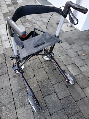 ROLLATOR carbon v. RUSSKA rubinrot Bild 3