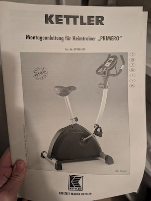 Kettler Heimtrainer Bild 3