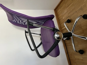 Bürostuhl Lila guter Zustand  Bild 2