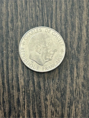 1 Franc Umlaufmünze Frankreich 1988 Bild 2