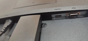 2x Dell Monitor 24 Zoll LED HDMI VGA schwarz Bild 3