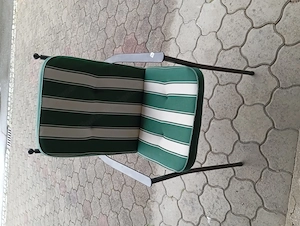 stabile Gartenstühle mit Polster 