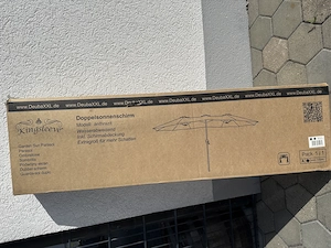 Doppelsonnenschirm anthrazit Bild 2