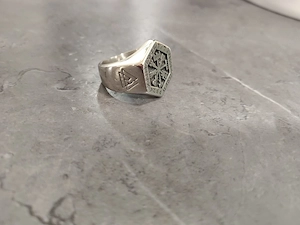 Massiver Wikinger Ring 316L Edelstahl Bild 2