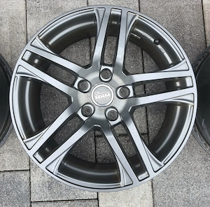 4x MAM RS2 Alufelgen 17 Zoll - 7.5Jx17 - LK 5x120 - Grau Glänzend   Nickel Optik 225 50 R17 Bild 4