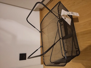 Fahrradgepäcksträger mit passendem, großem Korb