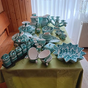 Gmundner keramik, Pendel Uhr 1910 Bild 4