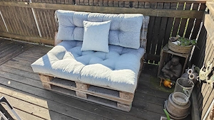 Palettencouch, Palettenkissen