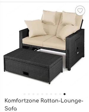 Rattan Couch wie neu Bild 6