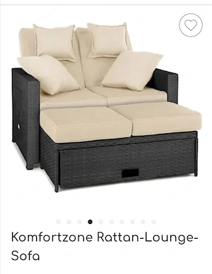 Rattan Couch wie neu Bild 4