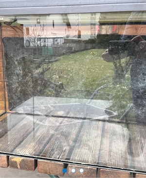 Aquarium 120l mit Abdeckung und LED Beleuchtung Bild 2