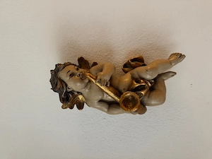 Barockengel aus Holz