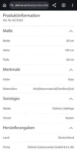 Großer gebrauchter Kratzbaum in gutem Zustand Bild 2