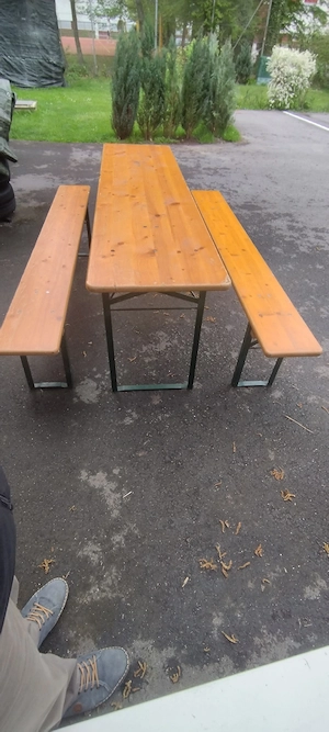 Bierbank Garnitur Stabil Bild 2